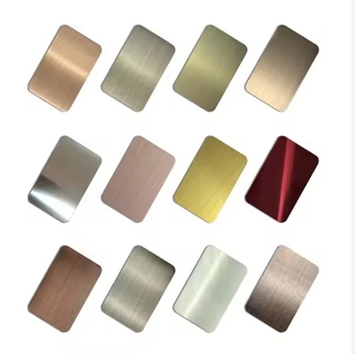 ราคาดี 304 สแตนเลส เพลทสี Aisi 2 มิลลิเมตร Brushed Ss 304 316 ประดับเส้นผม ออนไลน์
